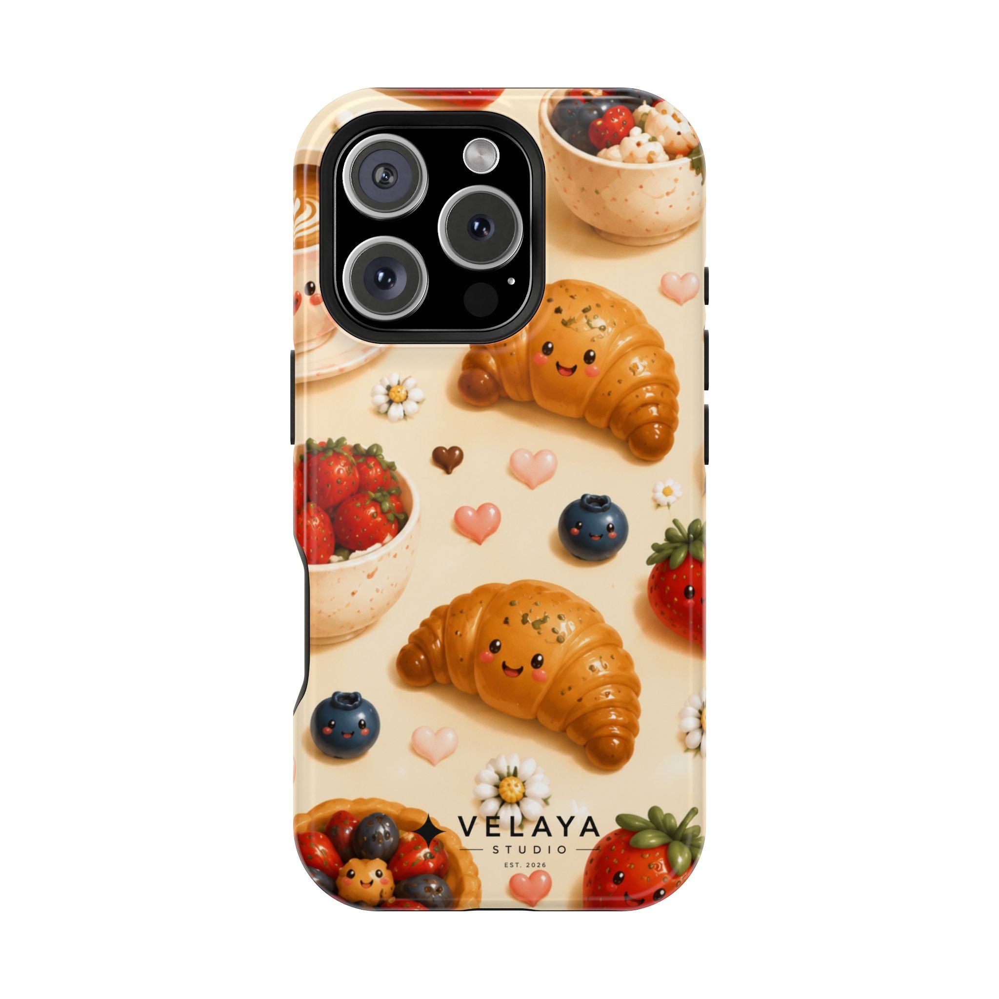 The Croissant & Berries Case