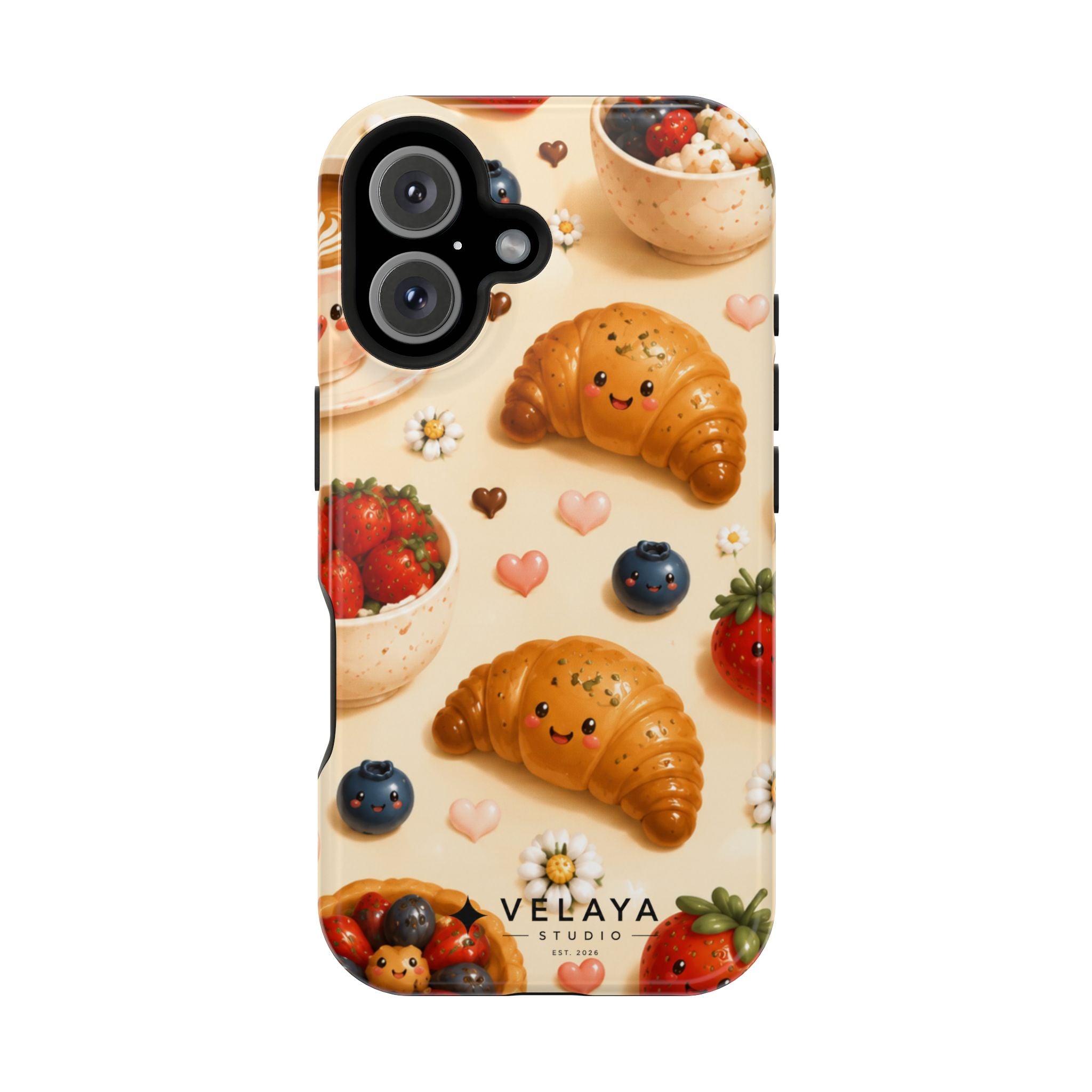 The Croissant & Berries Case
