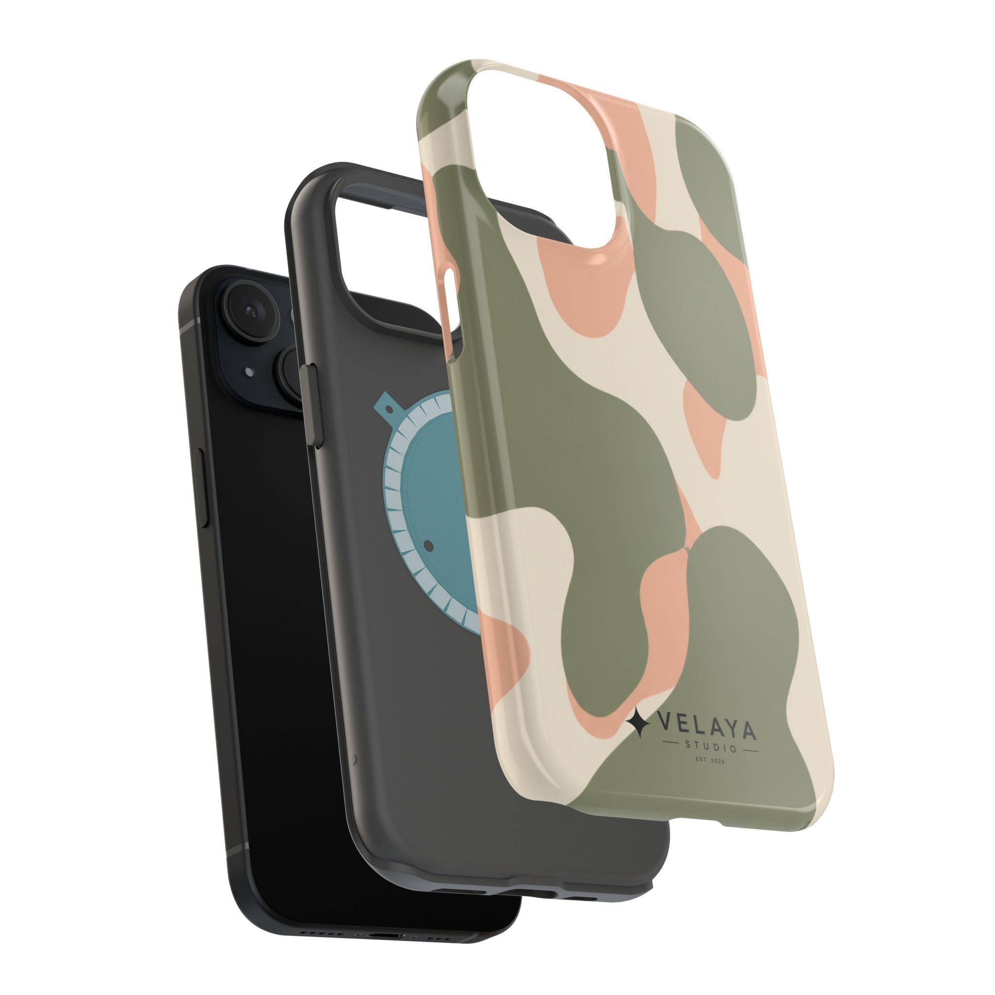 The Peach Camo Case