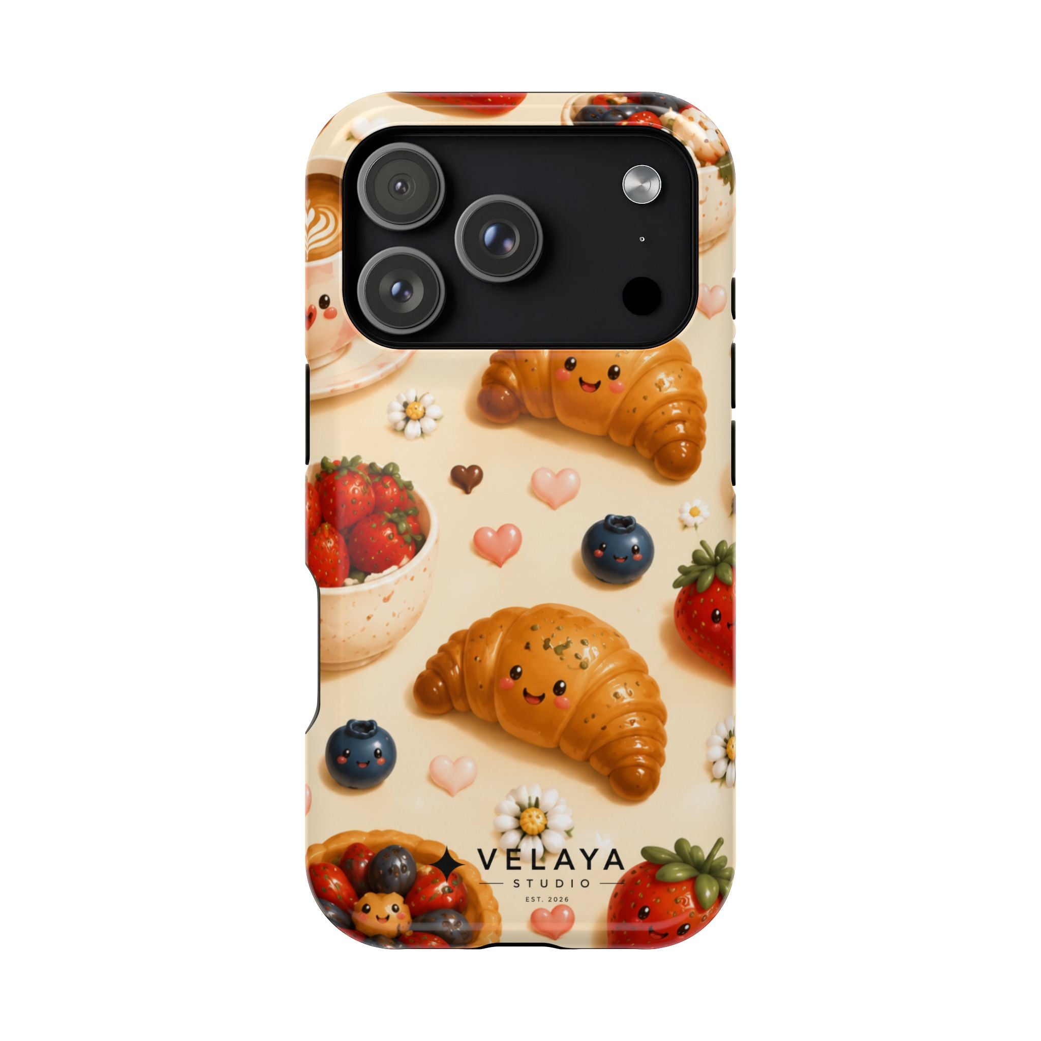The Croissant & Berries Case