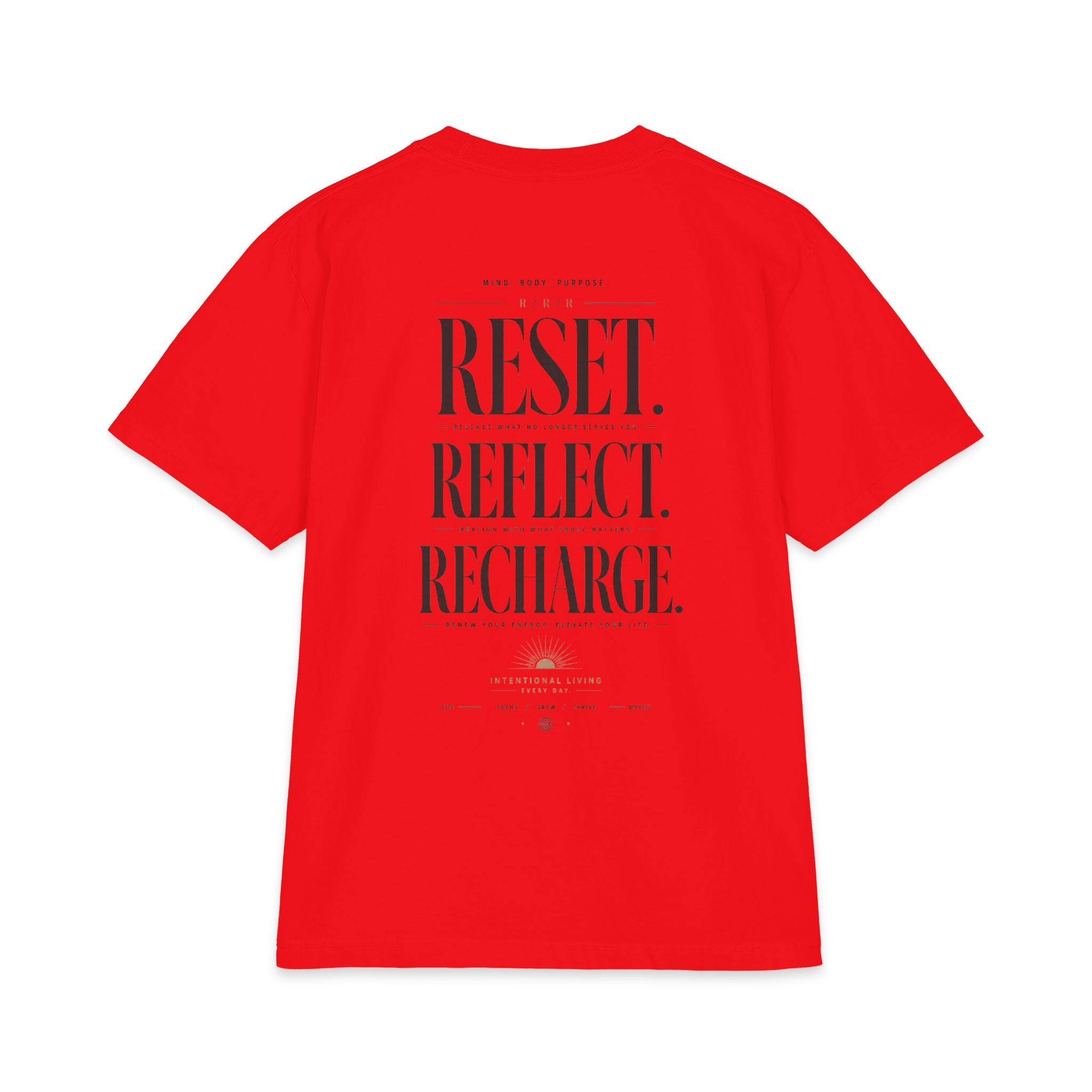 Reset. Reflect. Recharge. Tee