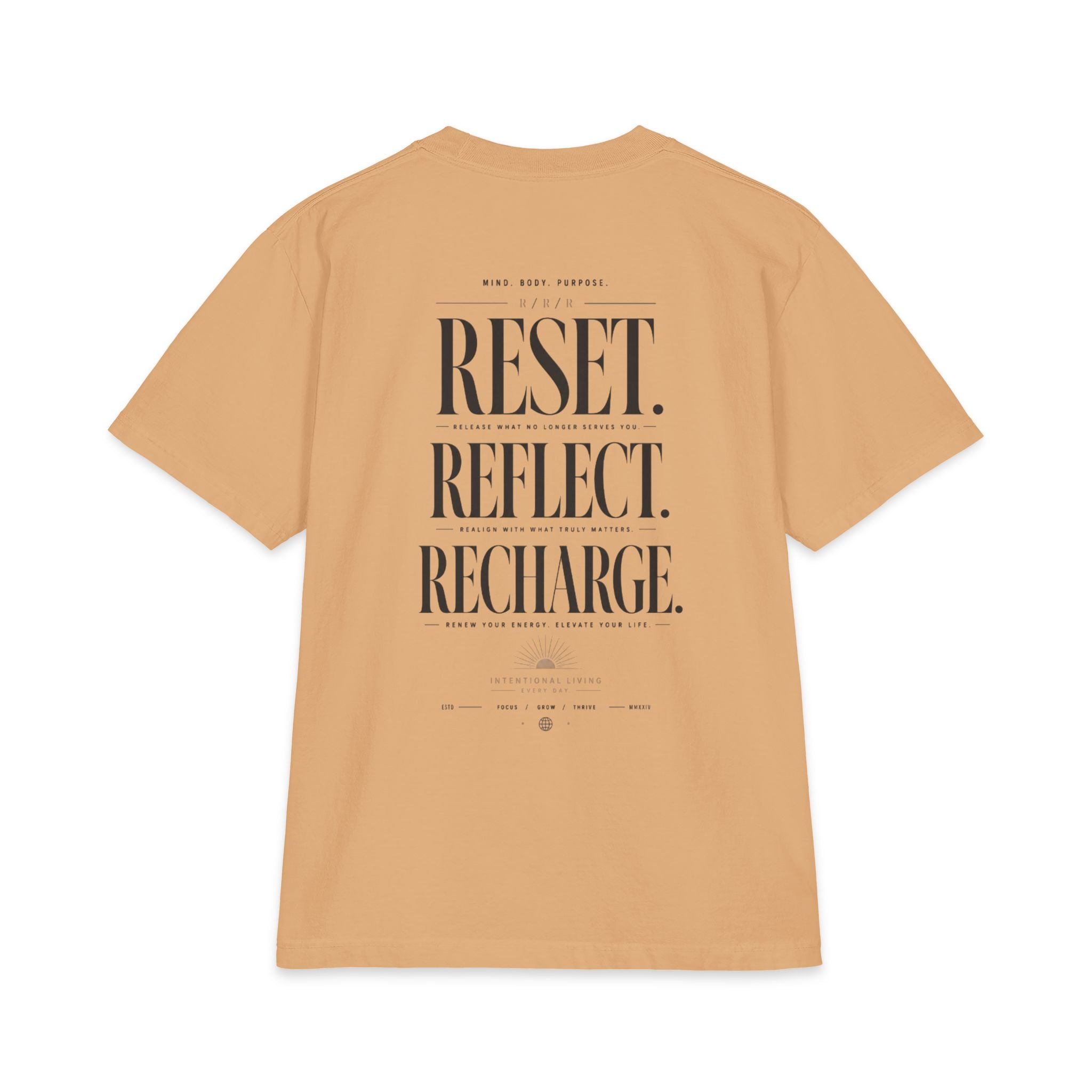 Reset. Reflect. Recharge. Tee